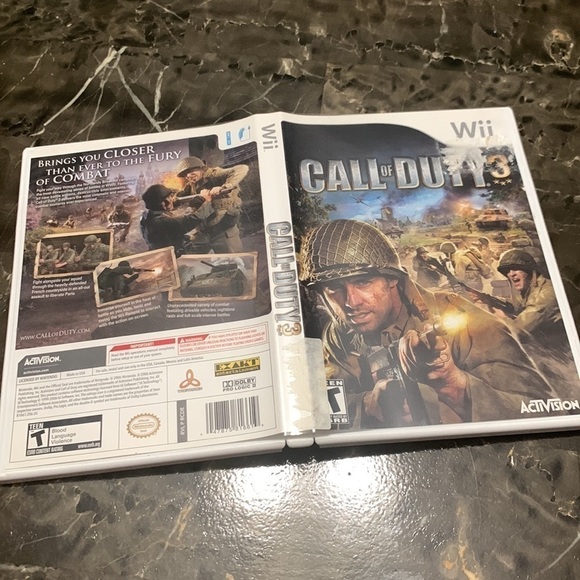 NINTENDO Wii Call of Duty 3 2006 Complete w/ Manual - Picture 6 of 6